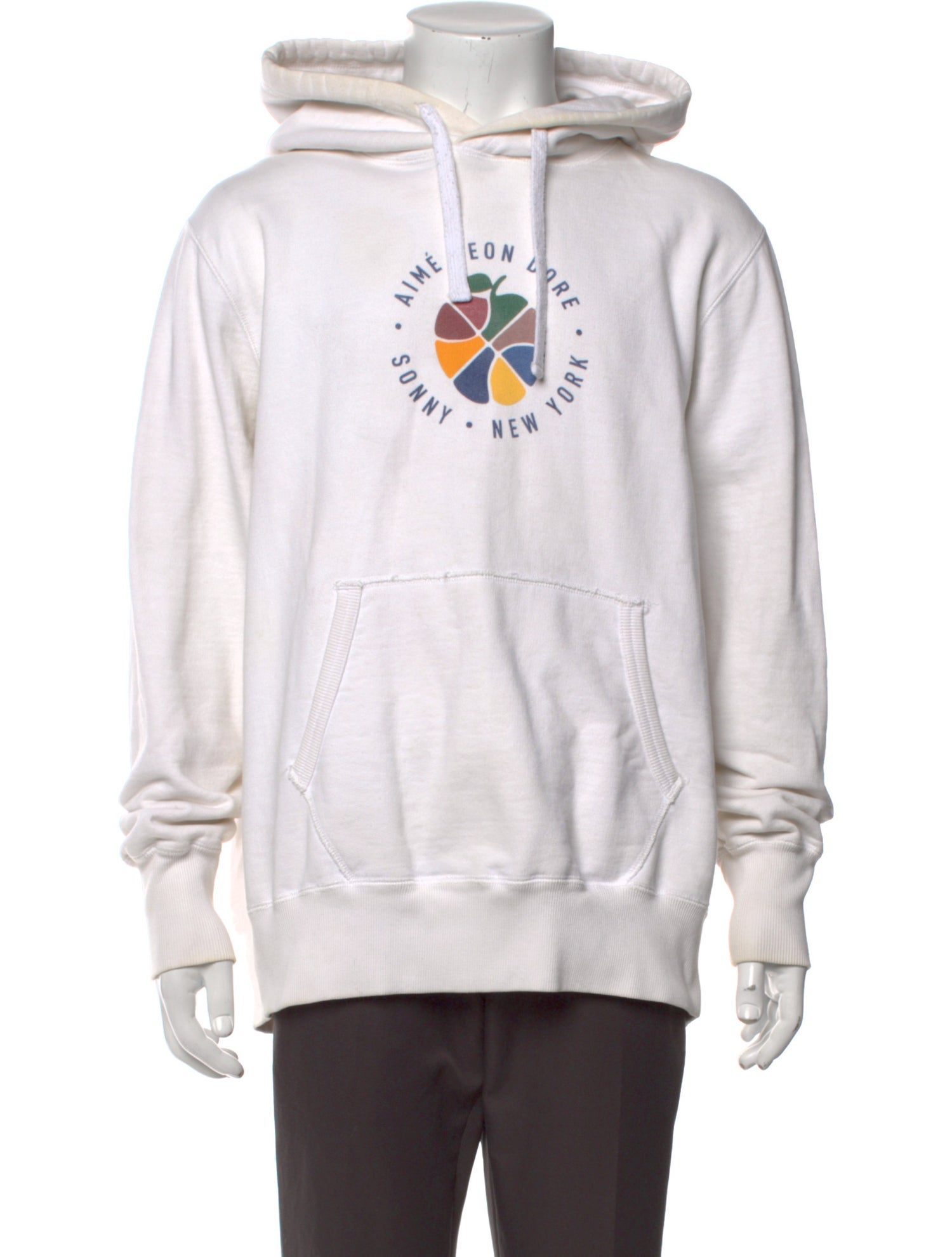 Aimé Leon Dore Graphic Print Crew Neck Hoodie