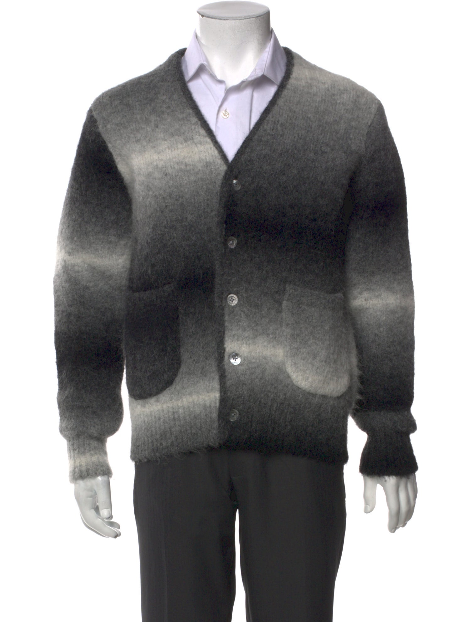 Aimé Leon Dore Printed V-Neck Cardigan