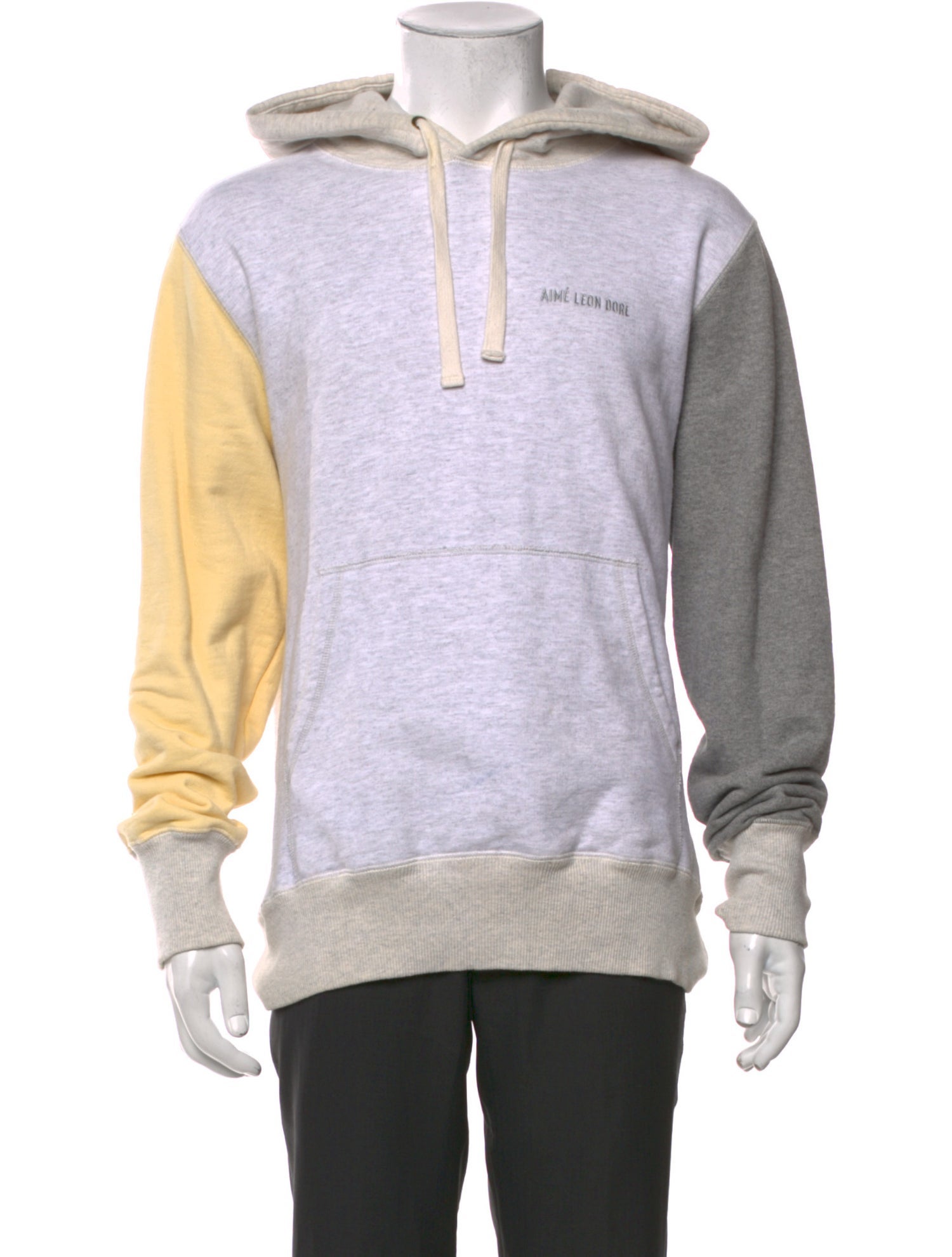 Aimé Leon Dore Colorblock Pattern V-Neck Hoodie