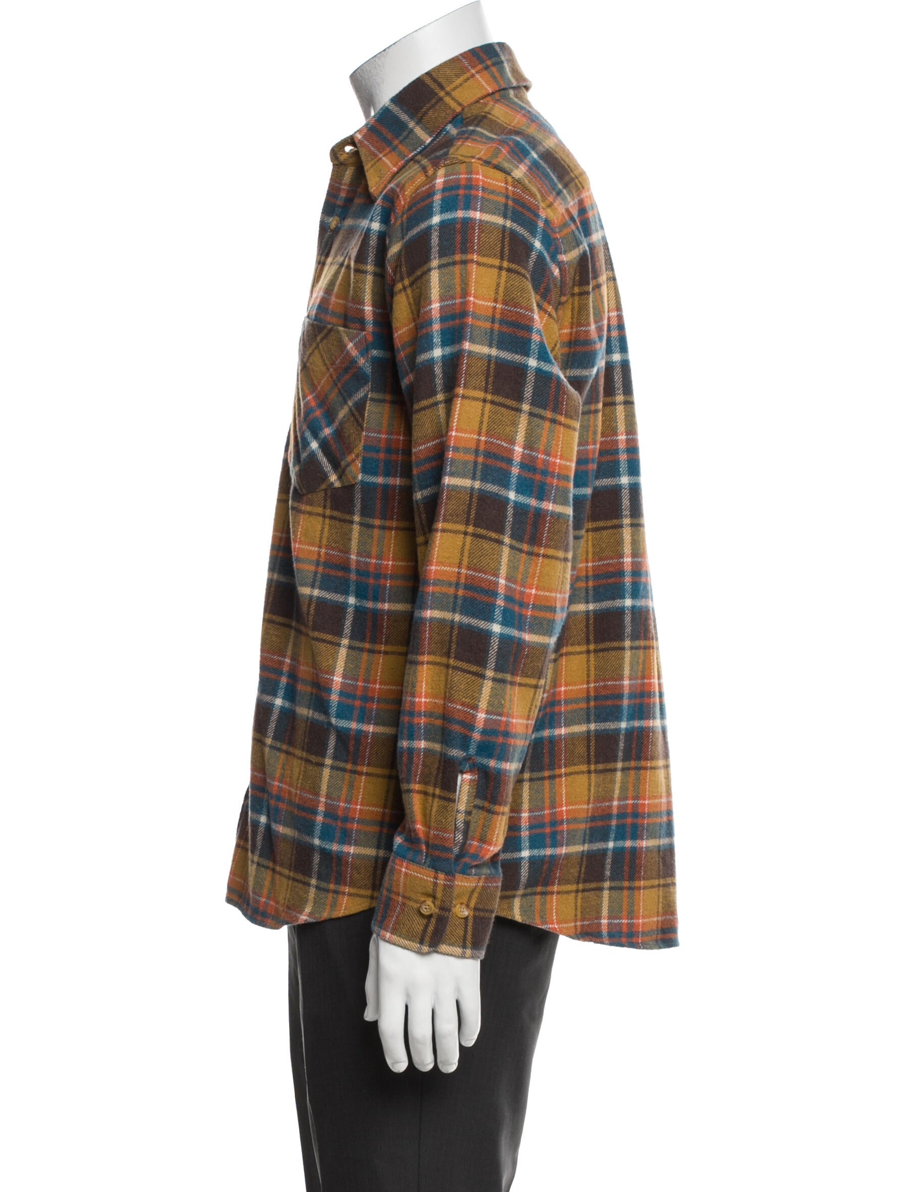 Aimé Leon Dore Plaid Print Long Sleeve Shirt