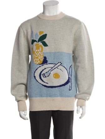 Aimé Leon Dore Lambswool Graphic Print Pullover