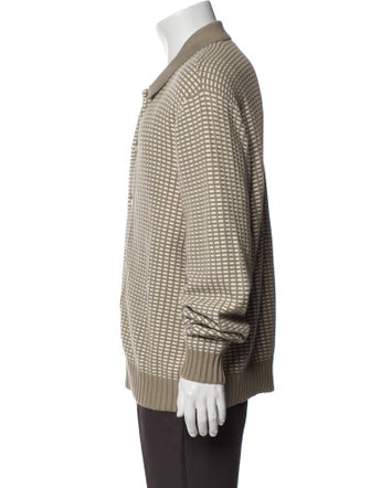 Aimé Leon Dore Striped Mock Neck Polo Sweater