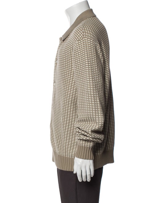 Aimé Leon Dore Striped Mock Neck Polo Sweater