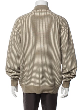 Aimé Leon Dore Striped Mock Neck Polo Sweater