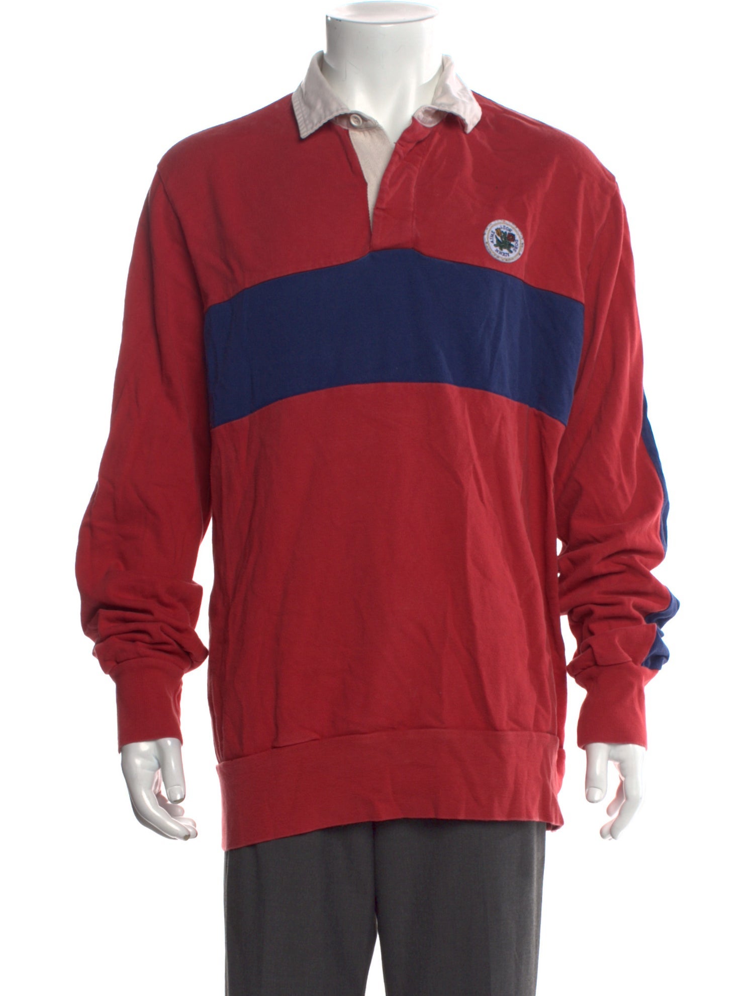 Aimé Leon Dore Colorblock Pattern Collar Polo Shirt