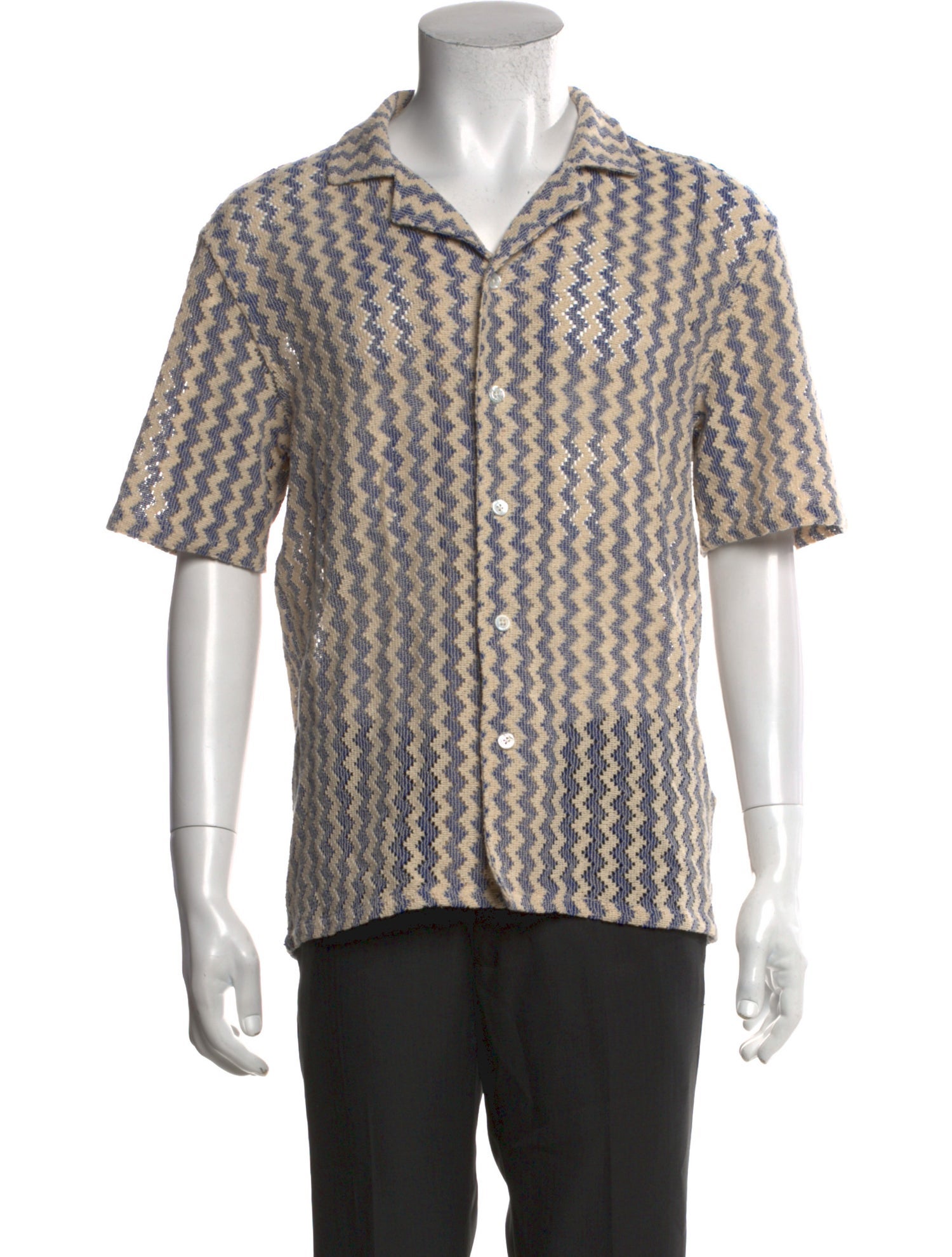 Aimé Leon Dore Striped Short Sleeve Shirt