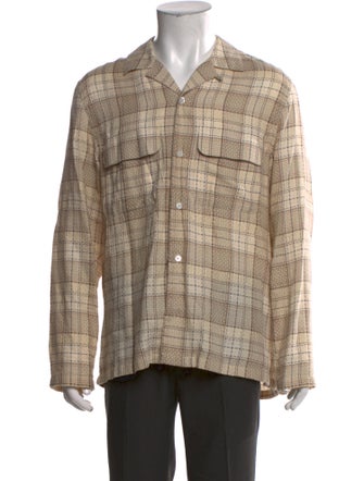 Aimé Leon Dore Plaid Print Long Sleeve Shirt