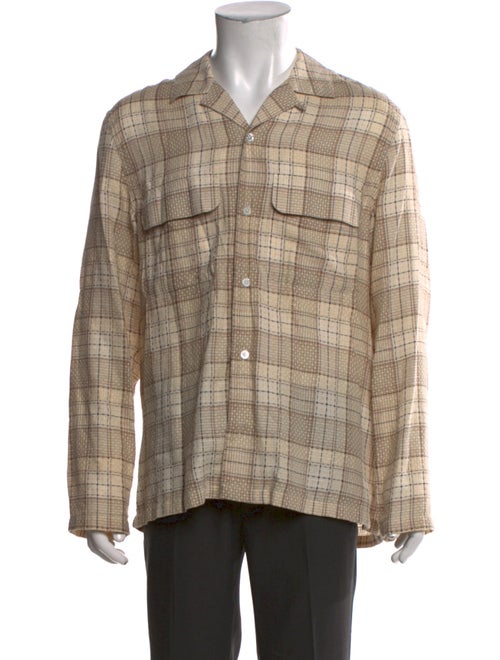 Aimé Leon Dore Plaid Print Long Sleeve Shirt