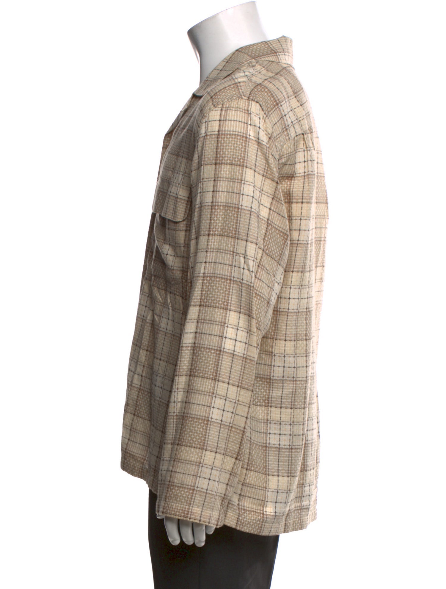 Aimé Leon Dore Plaid Print Long Sleeve Shirt