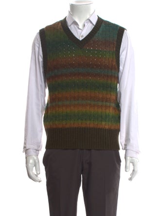 Aimé Leon Dore Wool Striped Sweater Vest