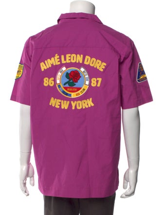 Aimé Leon Dore Graphic Print Short Sleeve Shirt