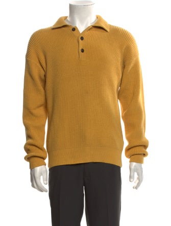 Aimé Leon Dore Collar Long Sleeve Polo Sweater