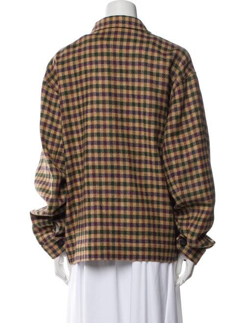 Aimé Leon Dore Wool Plaid Print Jacket