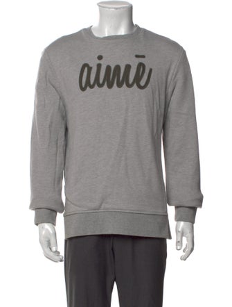Aimé Leon Dore Graphic Print Crew Neck Pullover