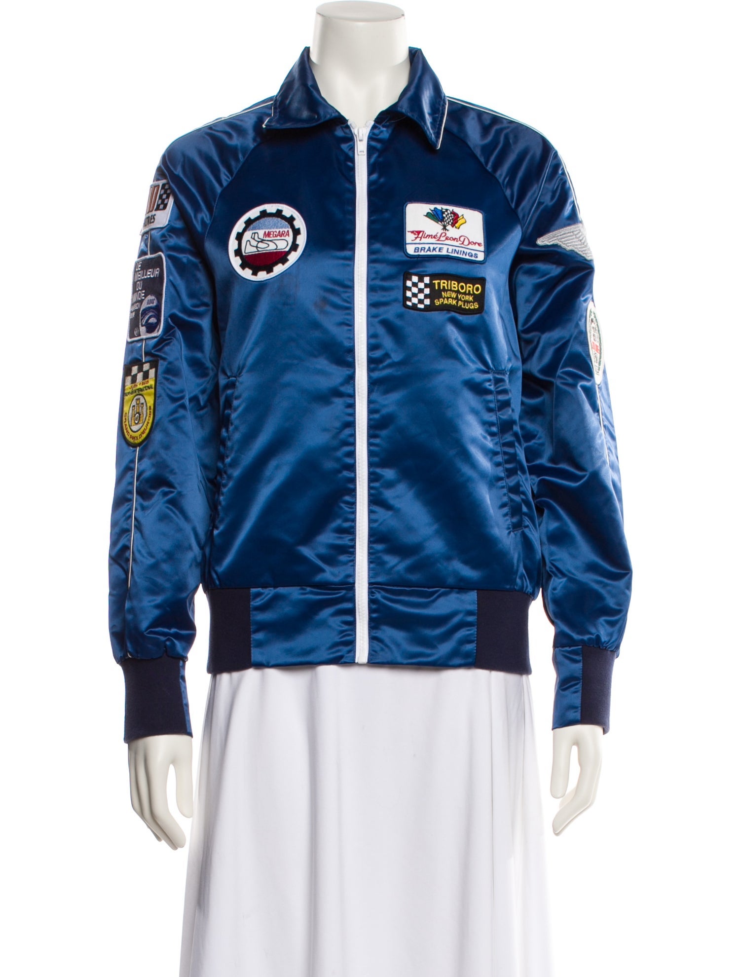 Aimé Leon Dore Nylon Graphic Print Bomber Jacket