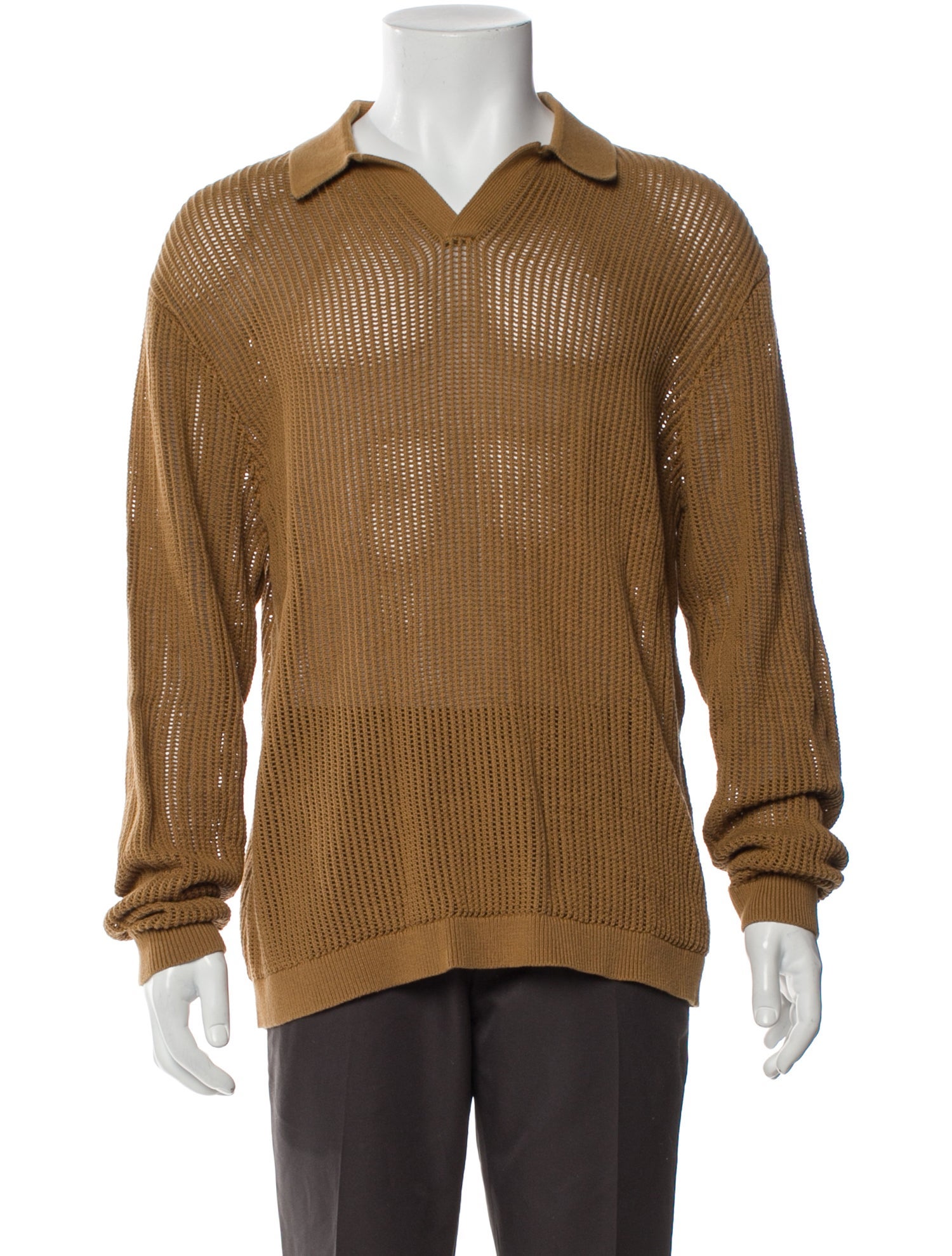 Aimé Leon Dore Lace Pattern Collar Polo Shirt