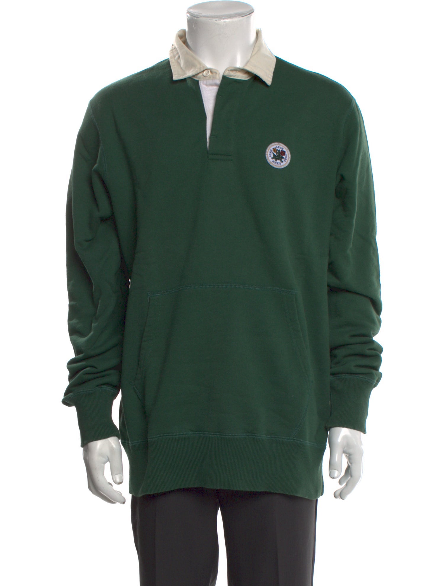 Aimé Leon Dore Collar Long Sleeve Polo Shirt