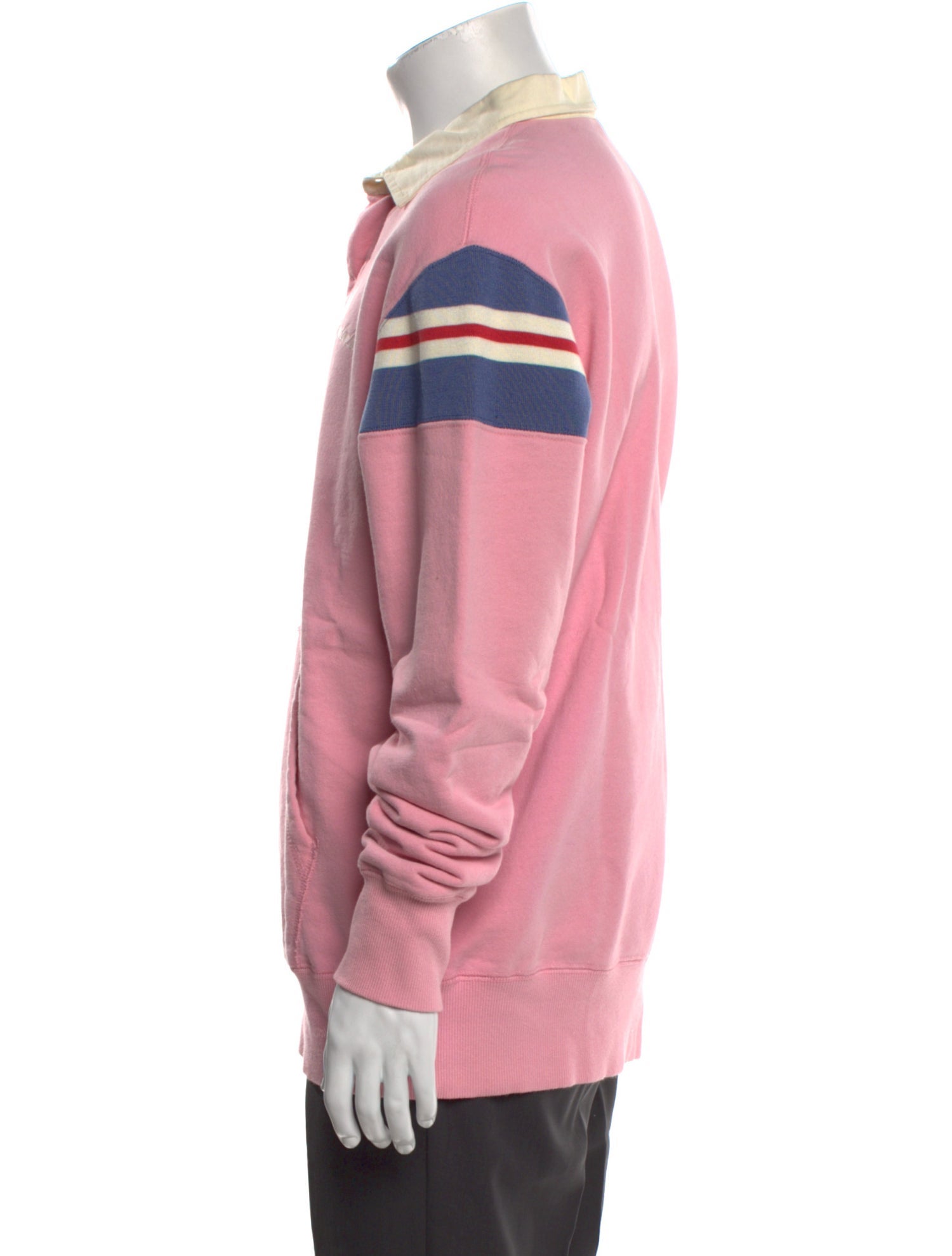 Aimé Leon Dore Striped Crew Neck Sweatshirt