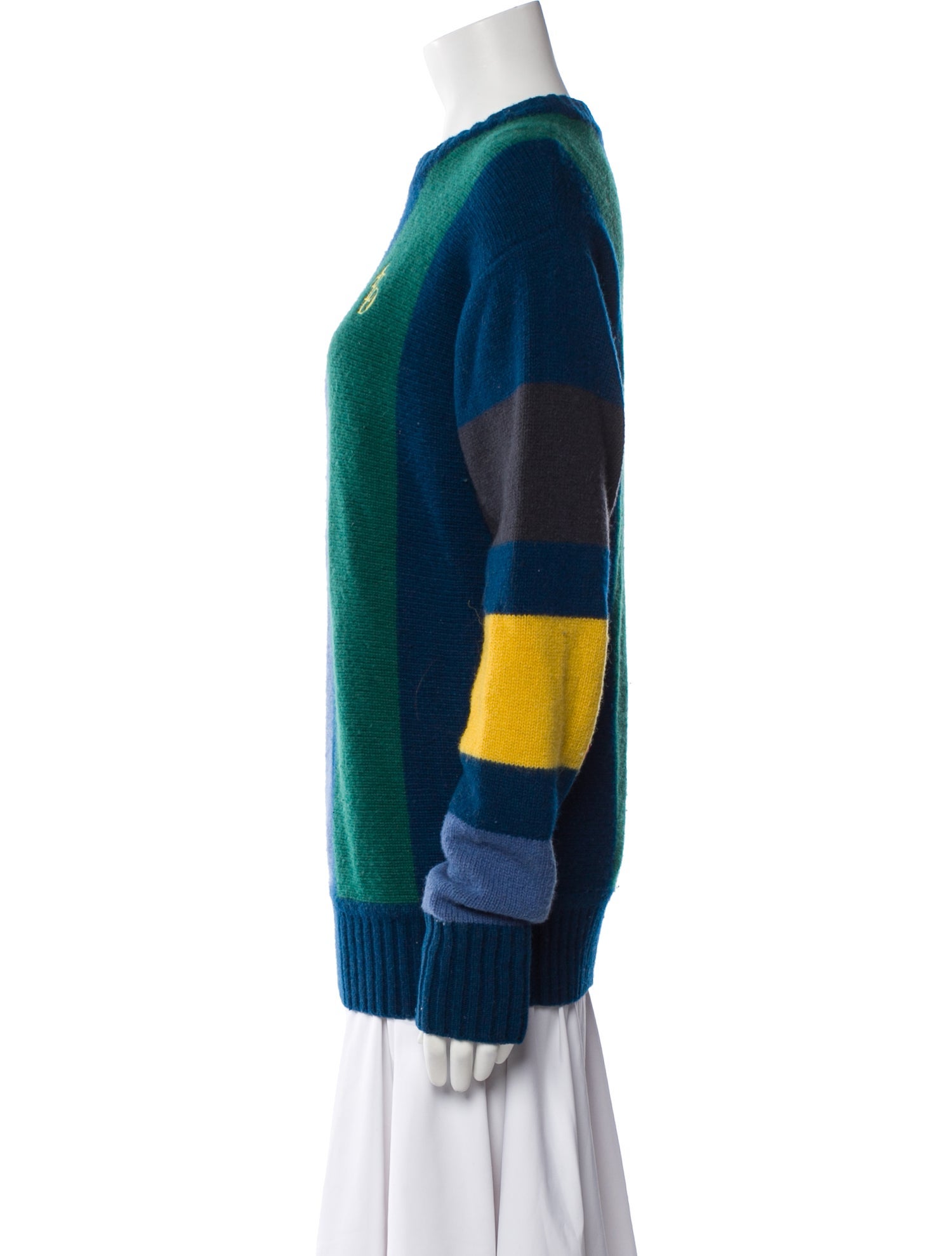 Aimé Leon Dore Wool Colorblock Pattern Sweater