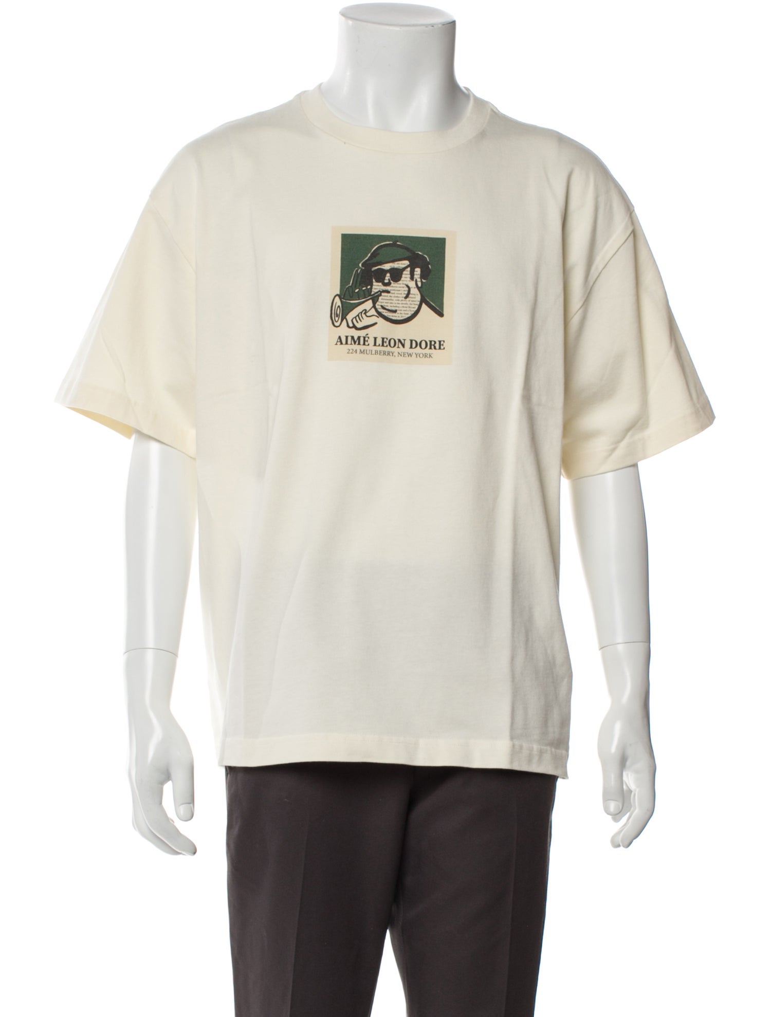 Aimé Leon Dore Graphic Print Crew Neck T-Shirt w/ Tags