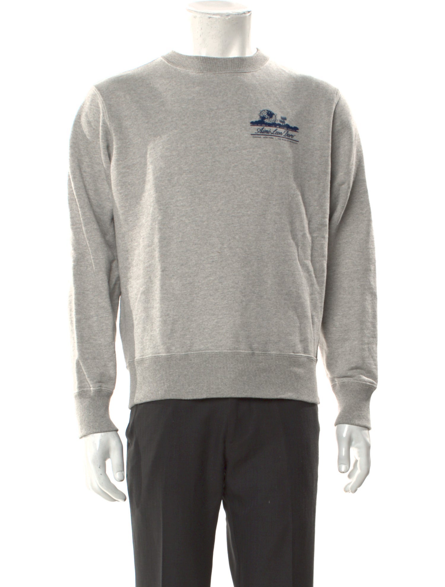 Aimé Leon Dore Graphic Print Crew Neck Sweatshirt