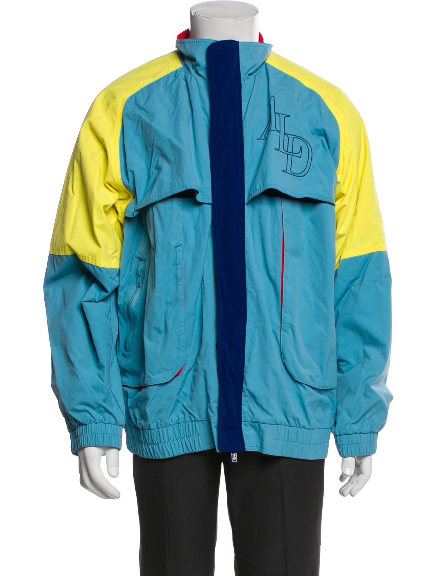 Aimé Leon Dore Colorblock Pattern Windbreaker