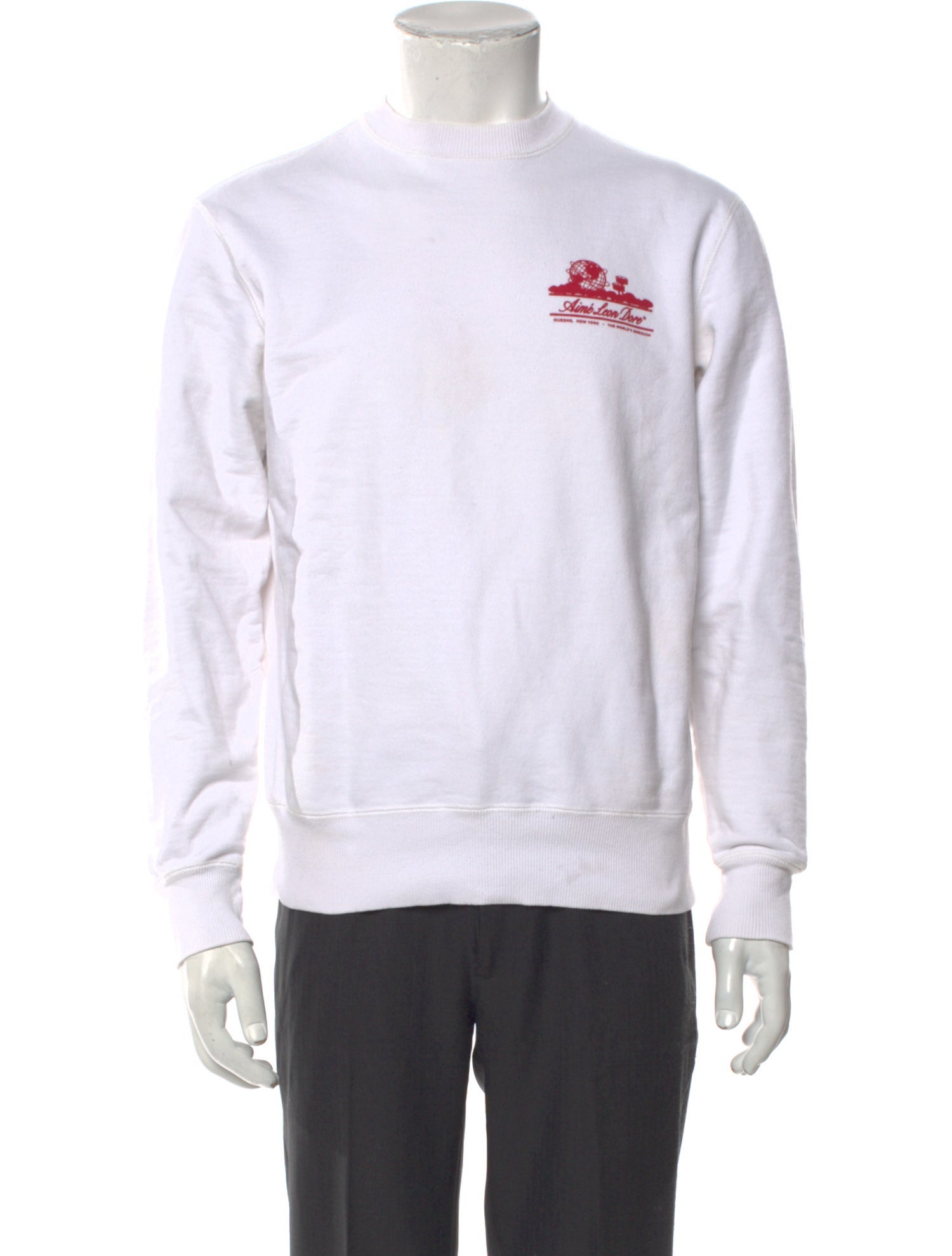 Aimé Leon Dore Graphic Print Crew Neck Sweatshirt