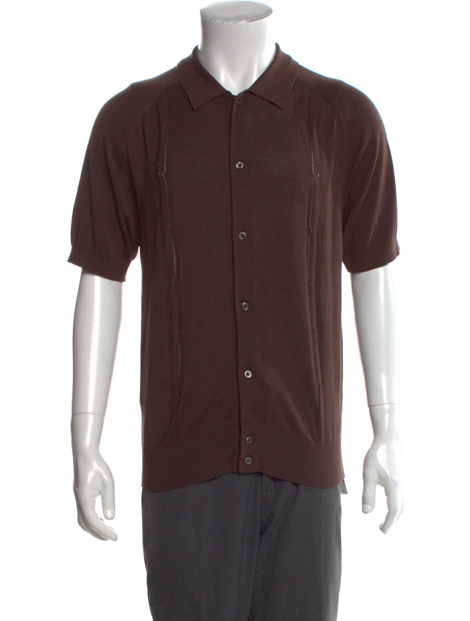 Aimé Leon Dore Silk V-Neck Cardigan