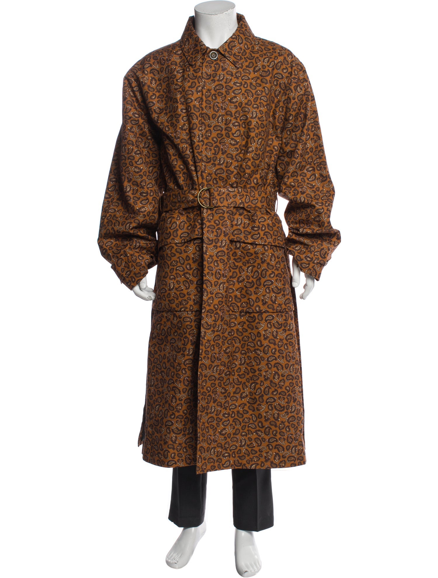 Aimé Leon Dore Paisley Print Trench Coat