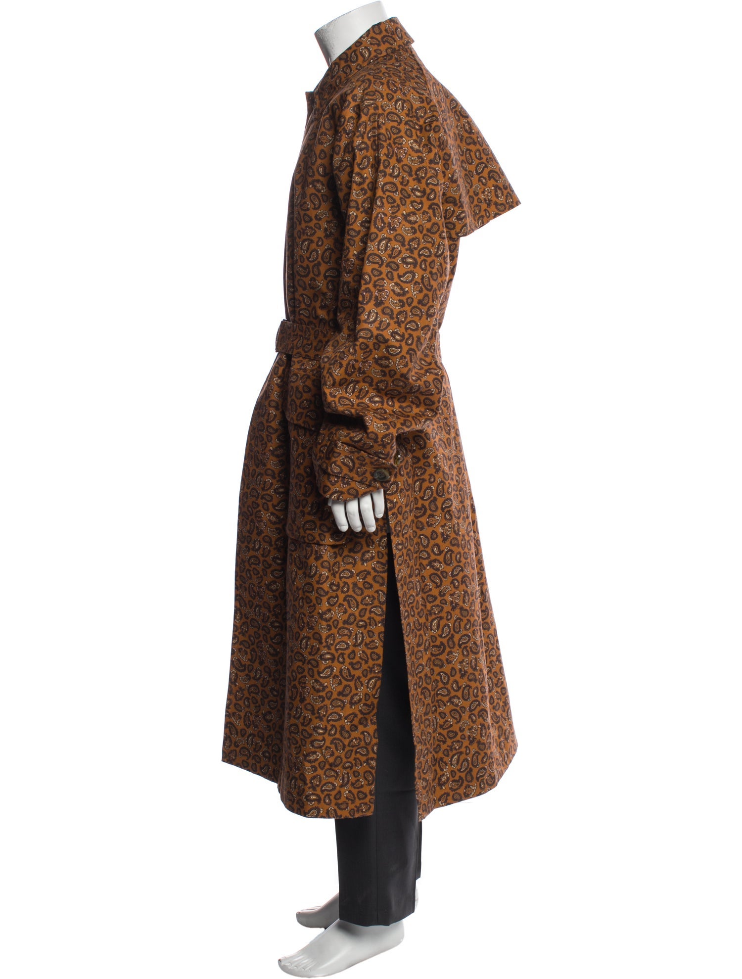 Aimé Leon Dore Paisley Print Trench Coat