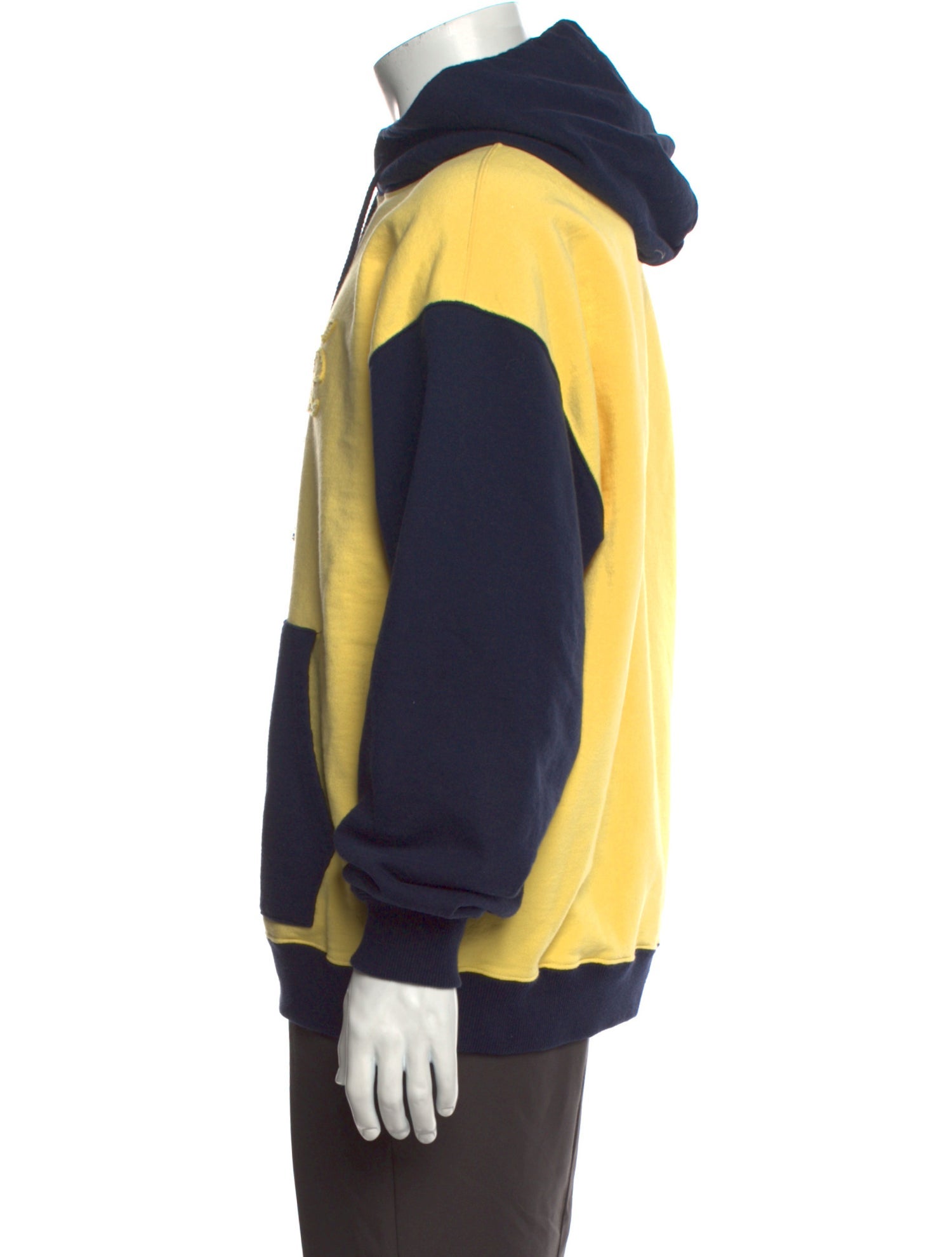 Aimé Leon Dore Colorblock Pattern Crew Neck Hoodie