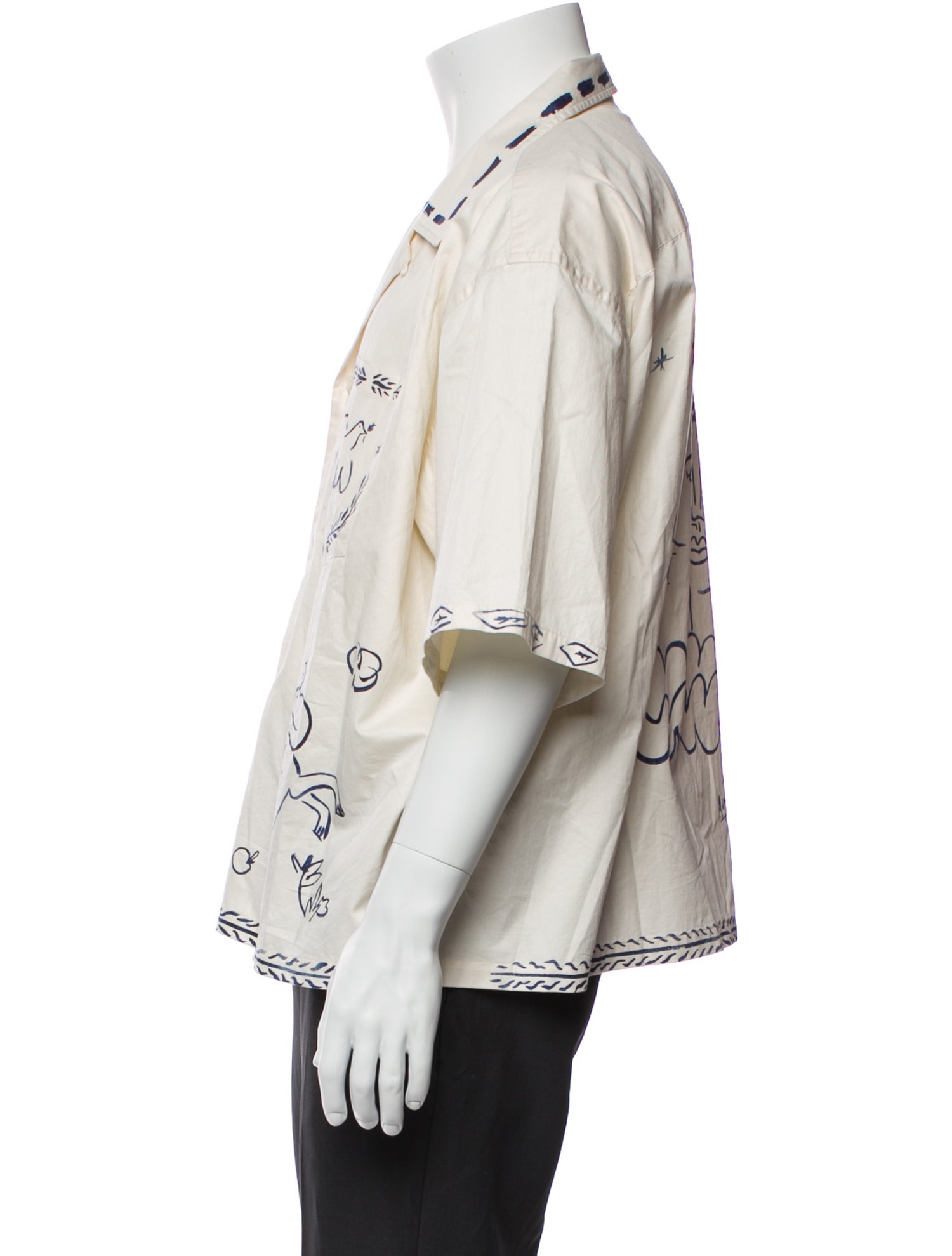 Aimé Leon Dore Printed Three-Quarter Sleeve Shirt w/ Tags