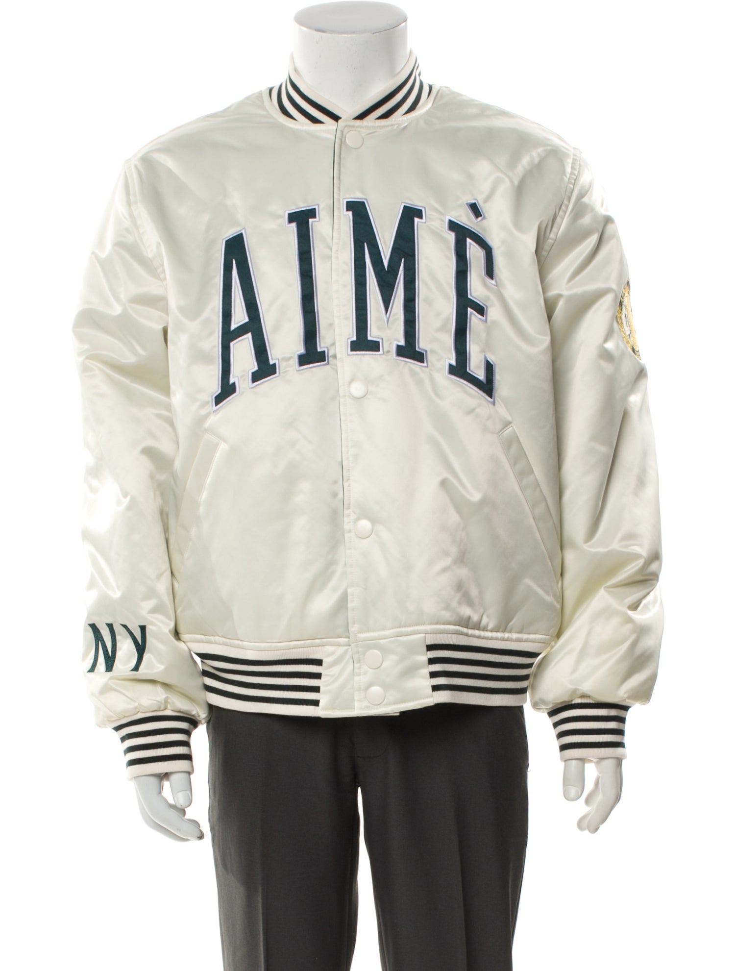 Aimé Leon Dore Graphic Print Varsity Jacket w/ Tags