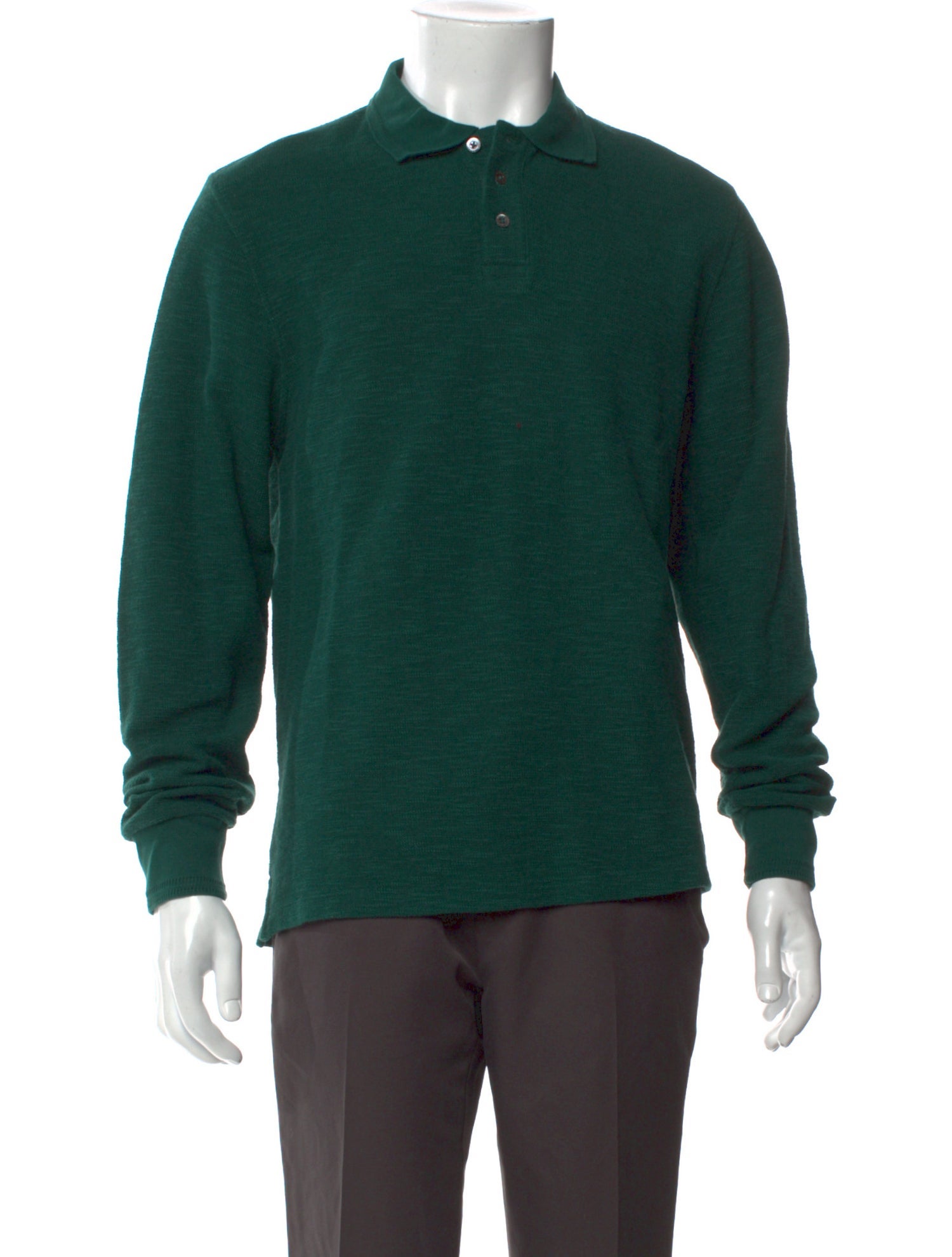 Aimé Leon Dore Collar Long Sleeve Polo Shirt