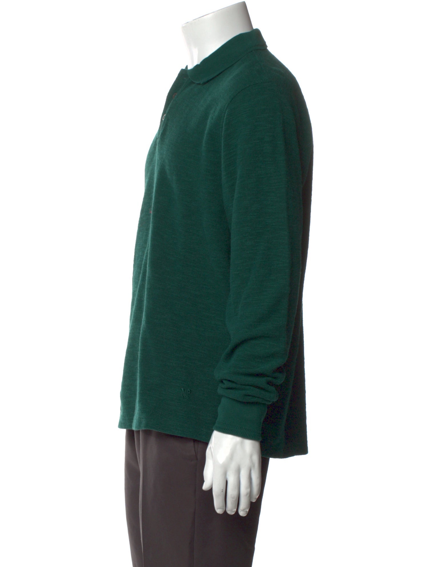 Aimé Leon Dore Collar Long Sleeve Polo Shirt