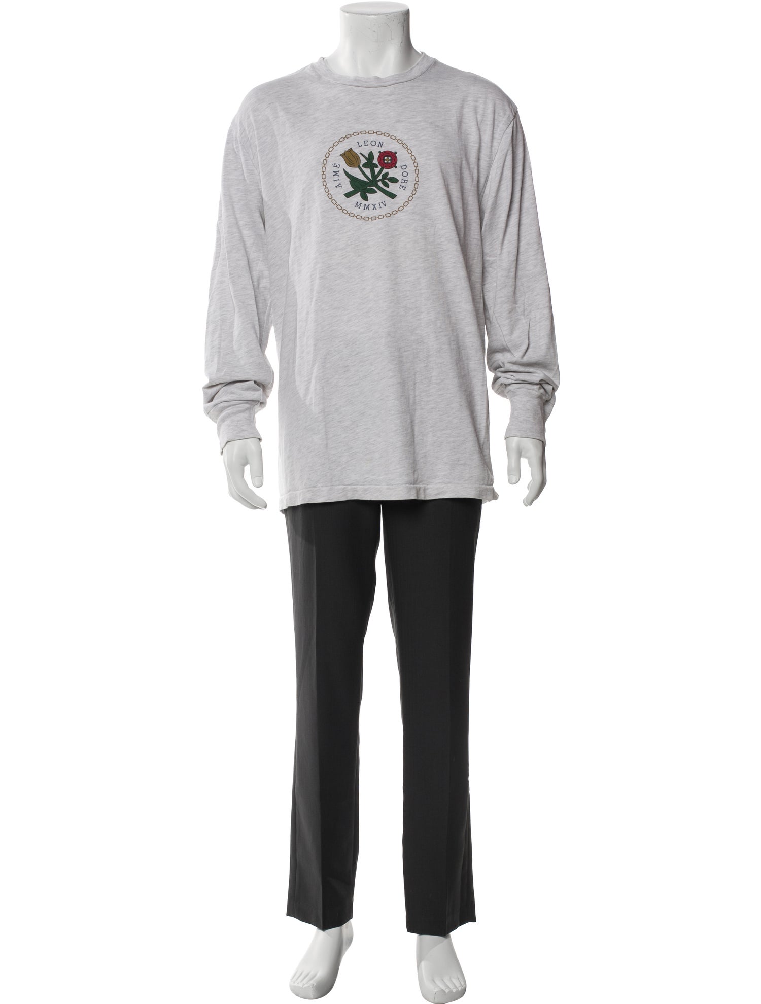 Aimé Leon Dore Graphic Print Crew Neck Pullover