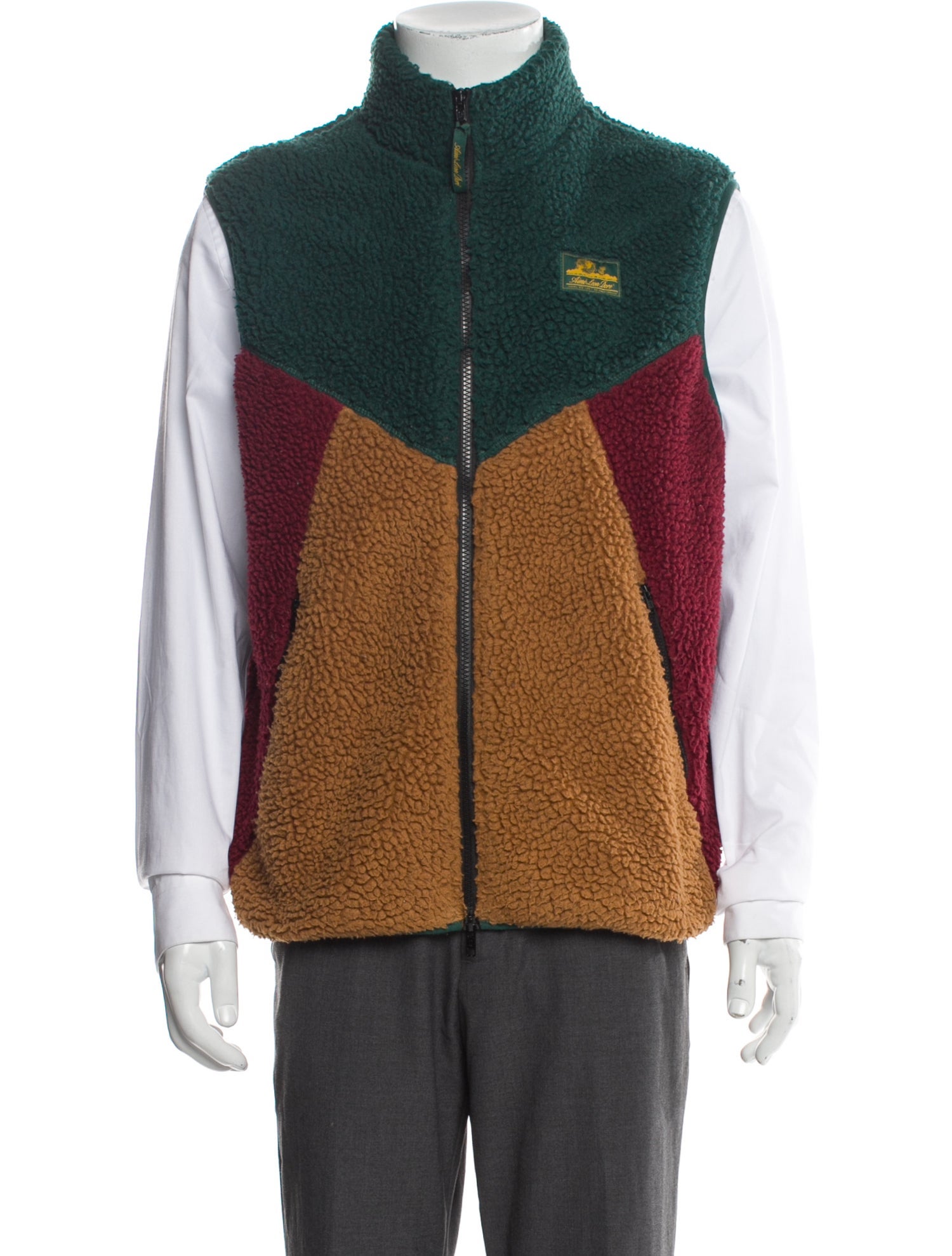 Aimé Leon Dore Colorblock Pattern Vest