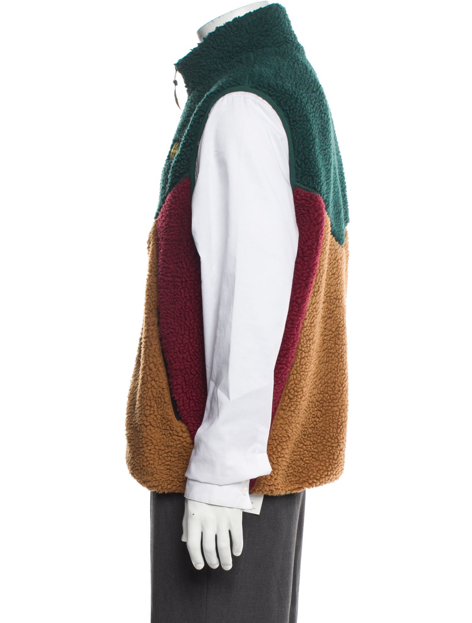 Aimé Leon Dore Colorblock Pattern Vest