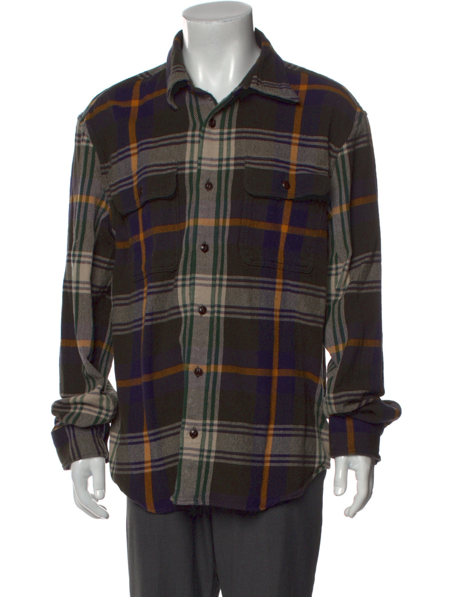 Aimé Leon Dore Plaid Print Long Sleeve Shirt