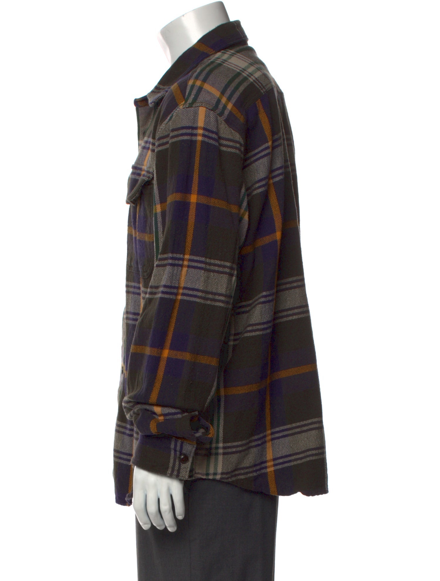 Aimé Leon Dore Plaid Print Long Sleeve Shirt