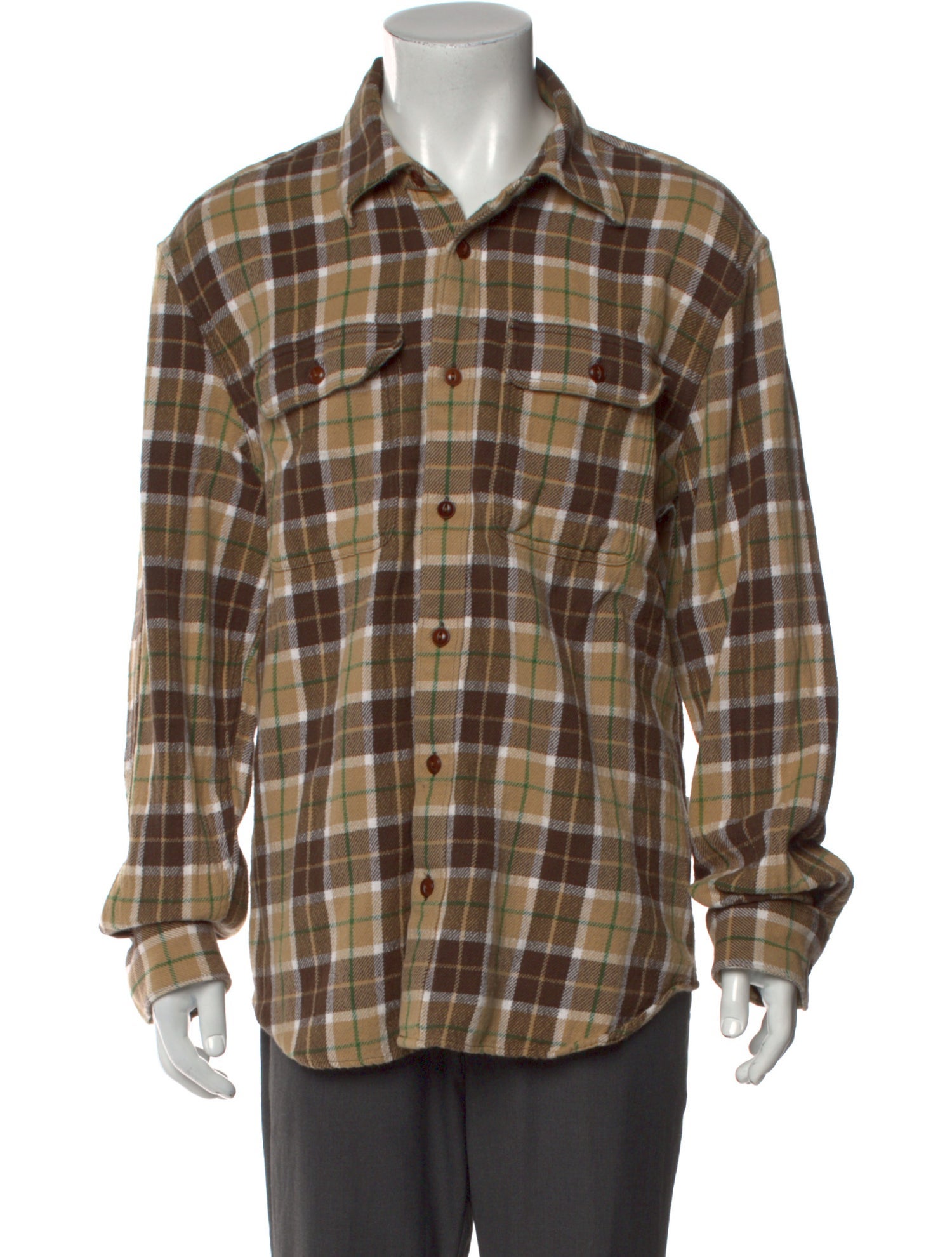 Aimé Leon Dore Plaid Print Long Sleeve Shirt