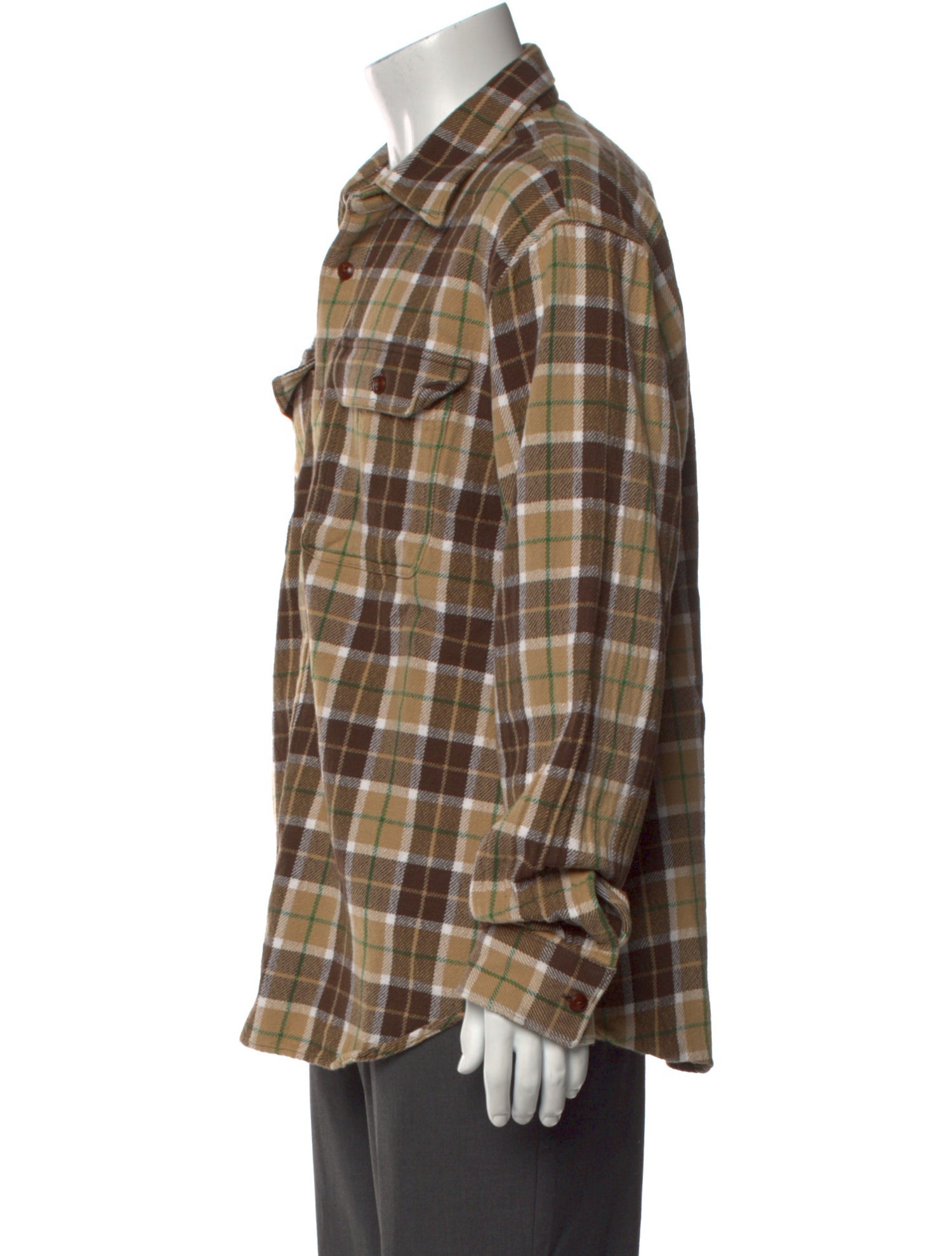 Aimé Leon Dore Plaid Print Long Sleeve Shirt