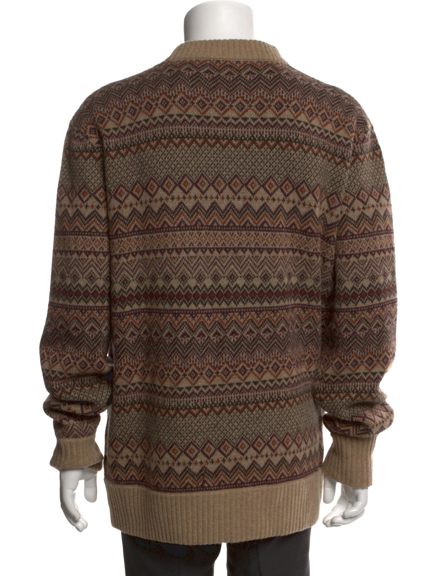 Wool Printed Pullover