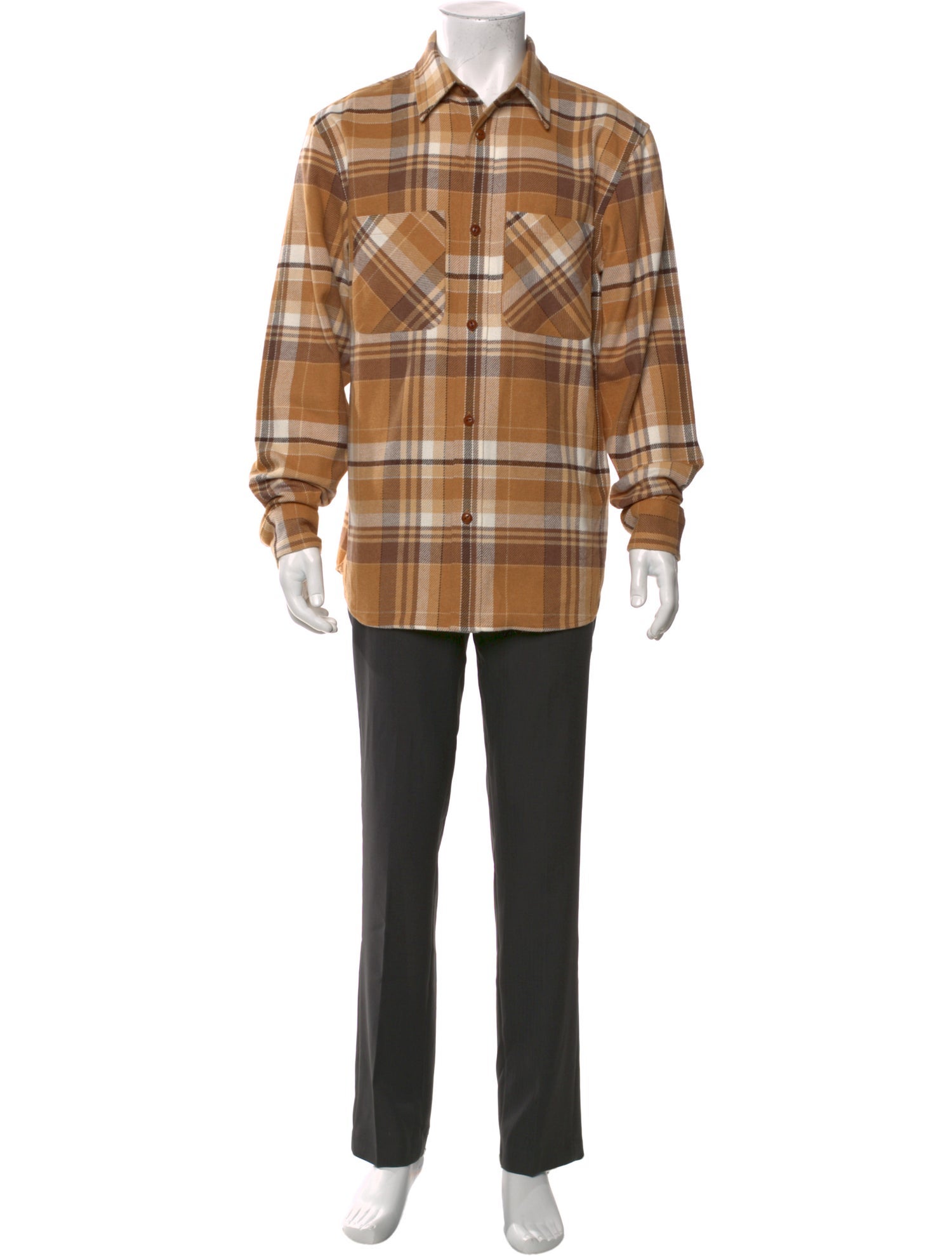 Aimé Leon Dore Plaid Print Long Sleeve Shirt