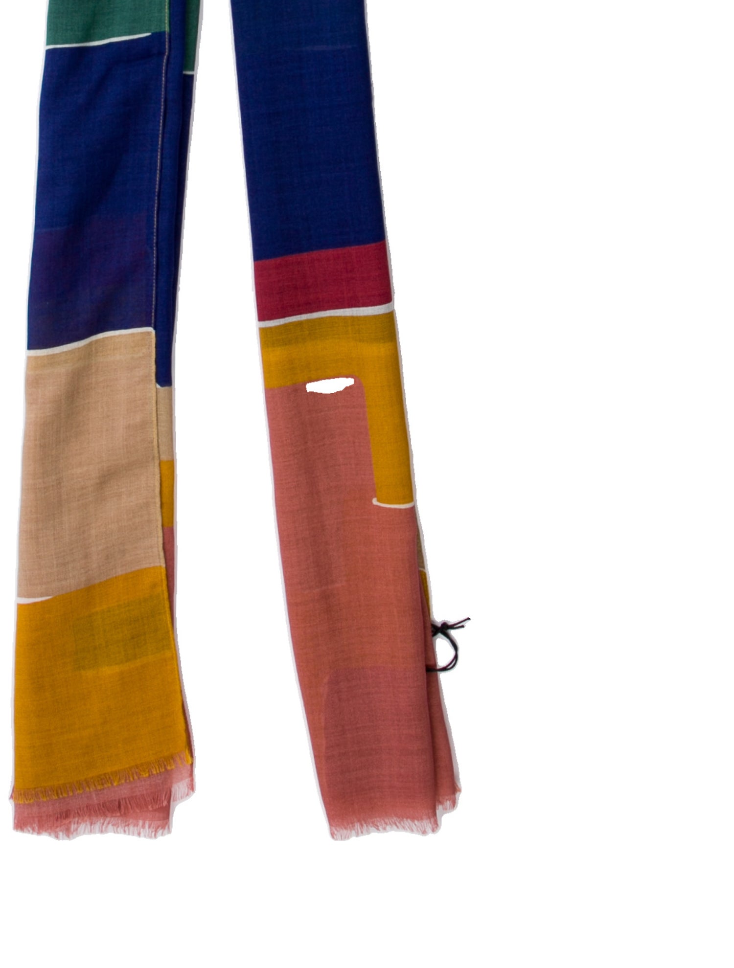 Aimé Leon Dore Wool Colorblock Pattern Scarf w/ Tags