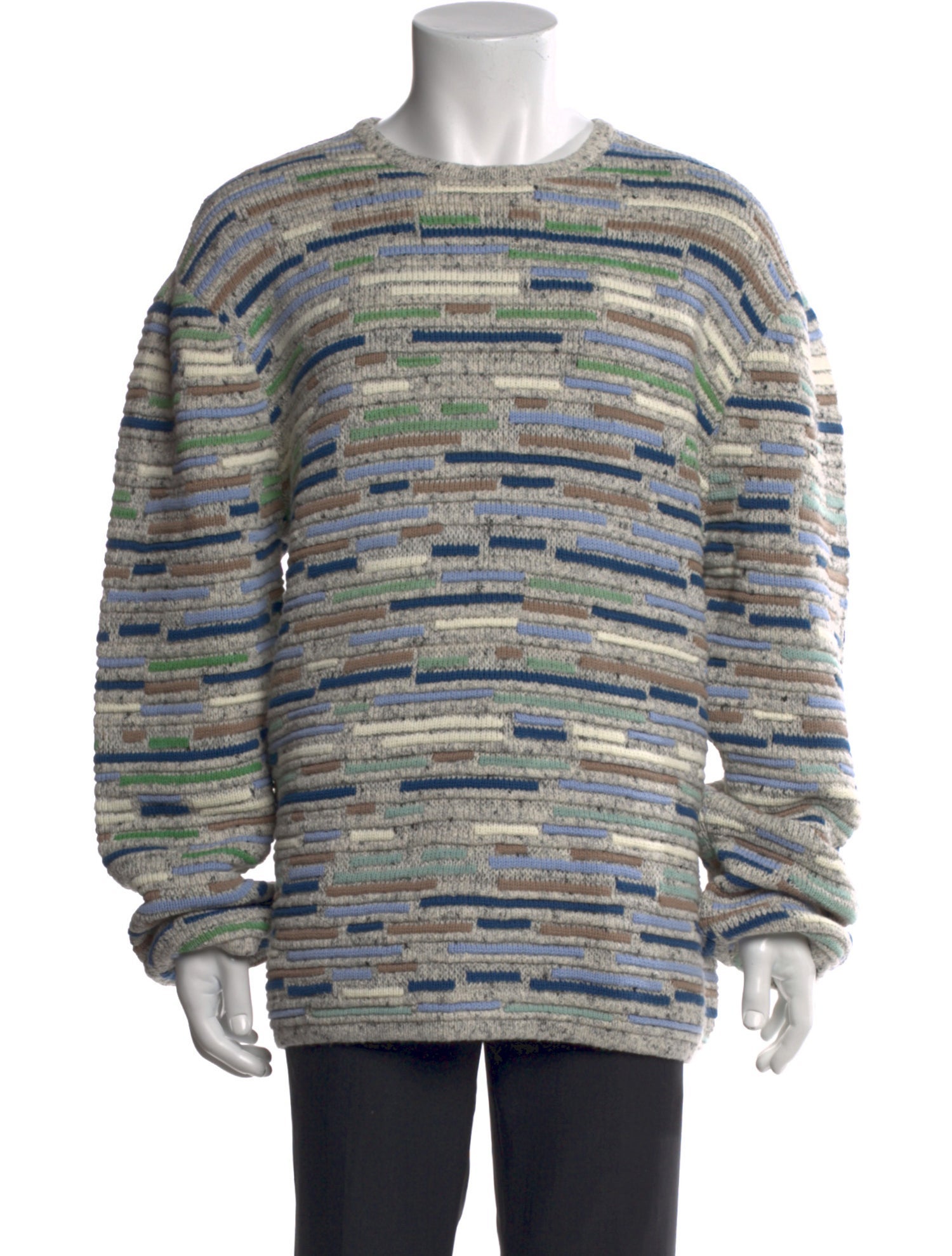 Aimé Leon Dore Striped Crew Neck Pullover