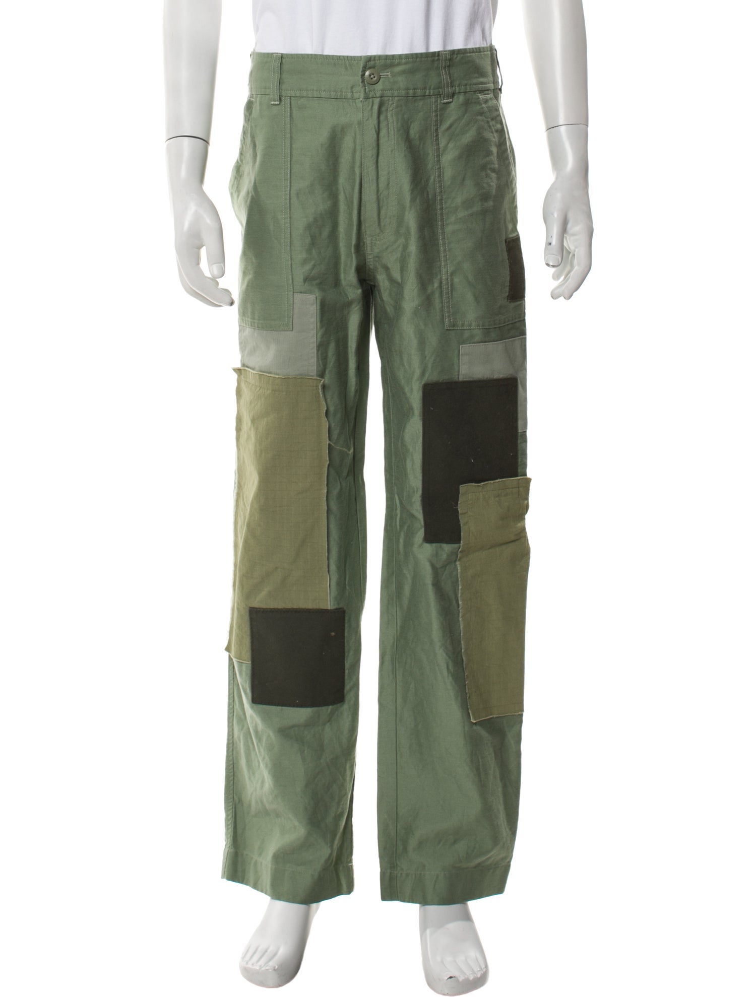 Aimé Leon Dore Colorblock Pattern Cargo Pants