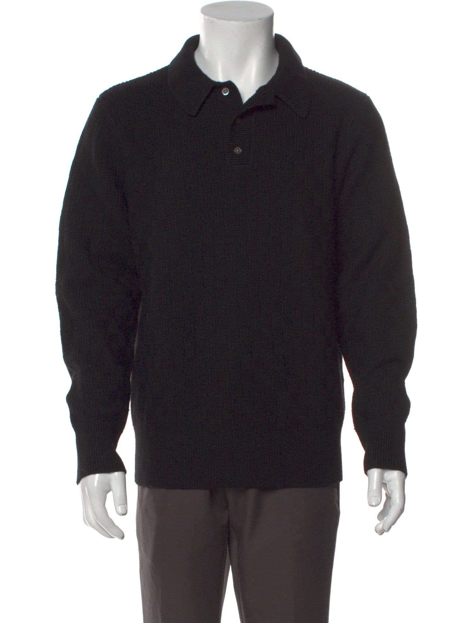 Aimé Leon Dore Wool Crew Neck Polo Sweater