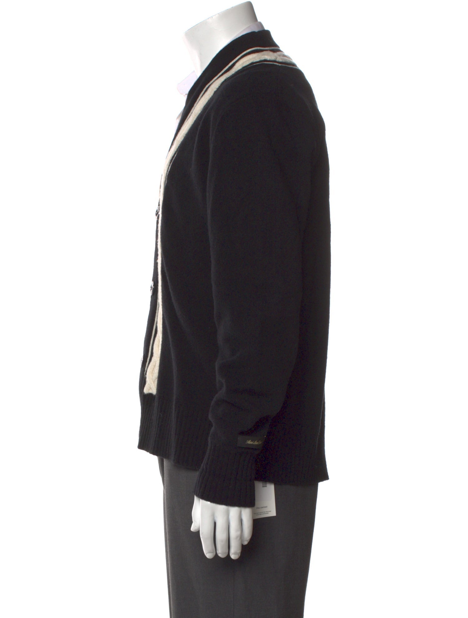 Aimé Leon Dore Striped V-Neck Cardigan