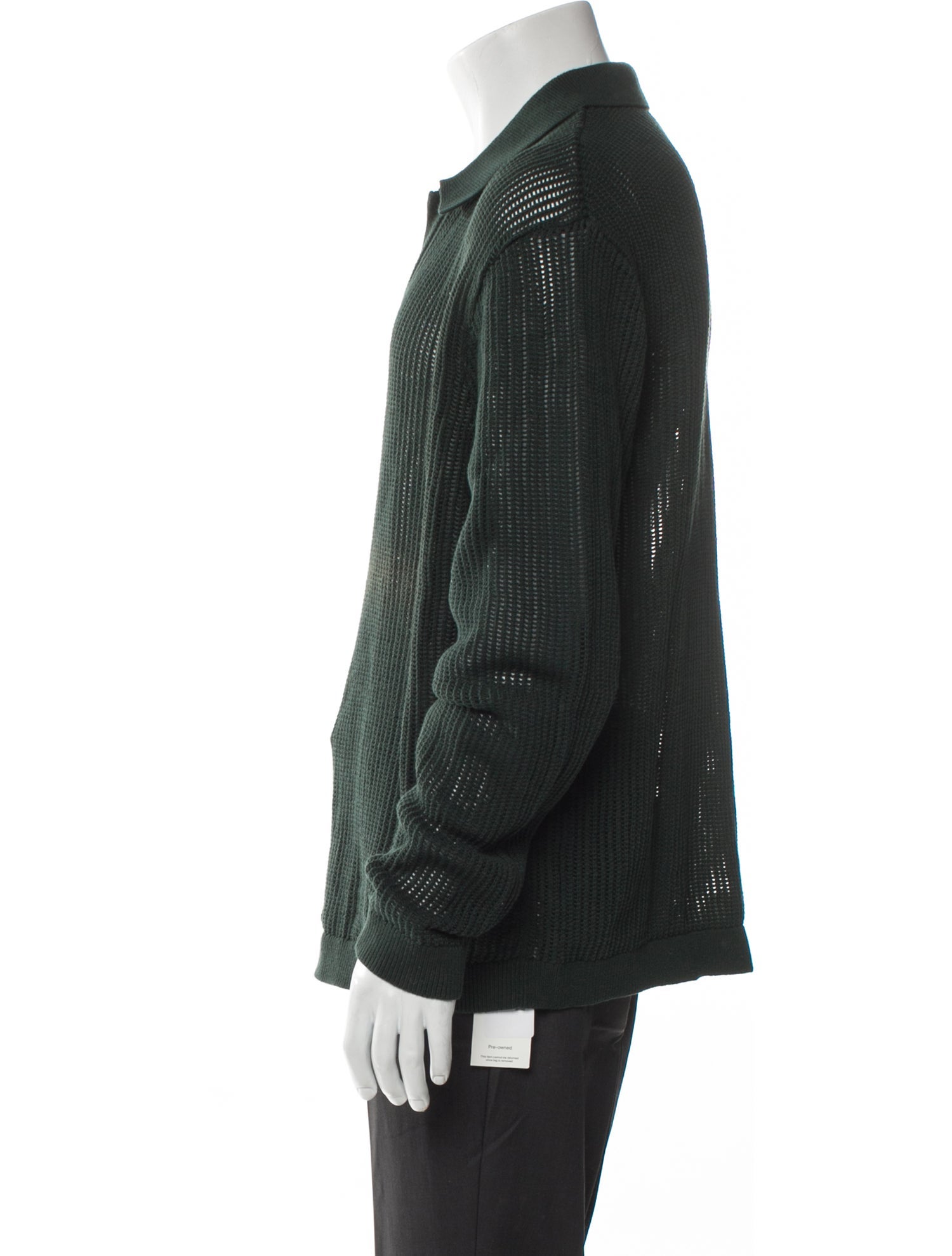 Aimé Leon Dore V-Neck Long Sleeve Polo Sweater